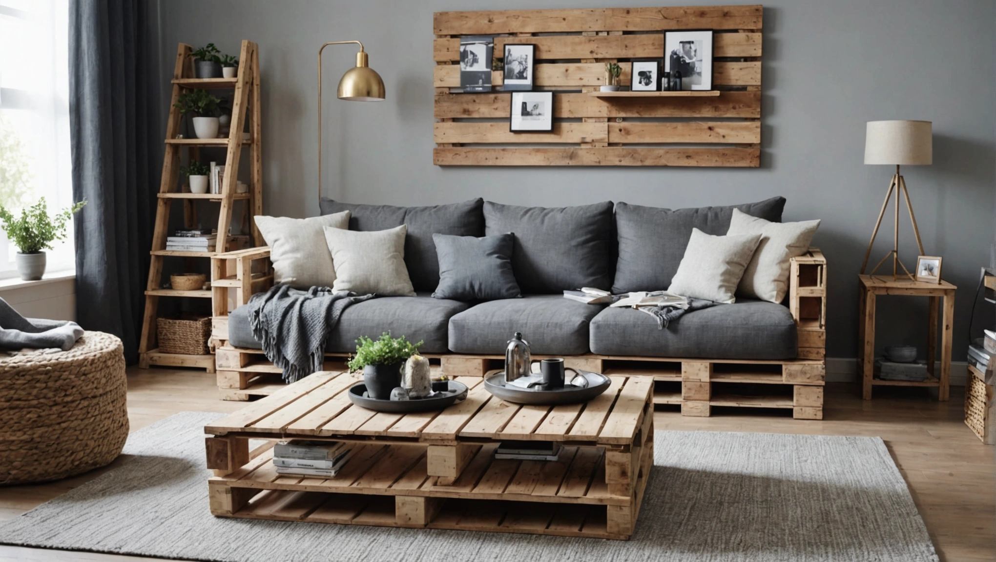 Meubles en palettes: styles pour femmes créatives