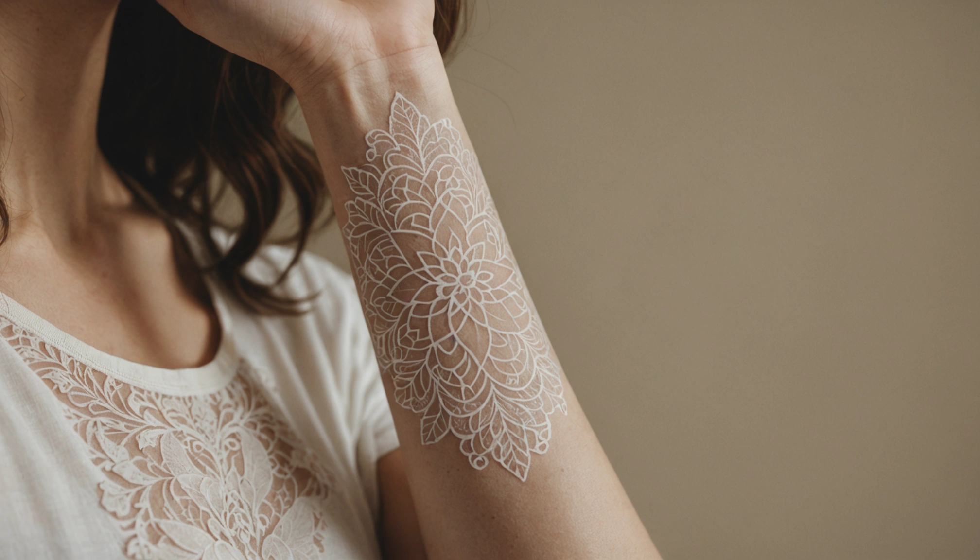 Tatouages Blancs : L'Art Subtil Qui Sublime la Peau Féminine, image size:2016x1152