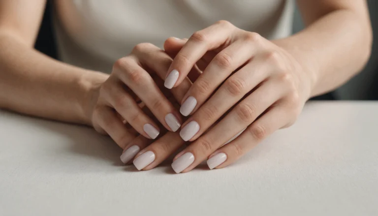 blanc laiteux ongles