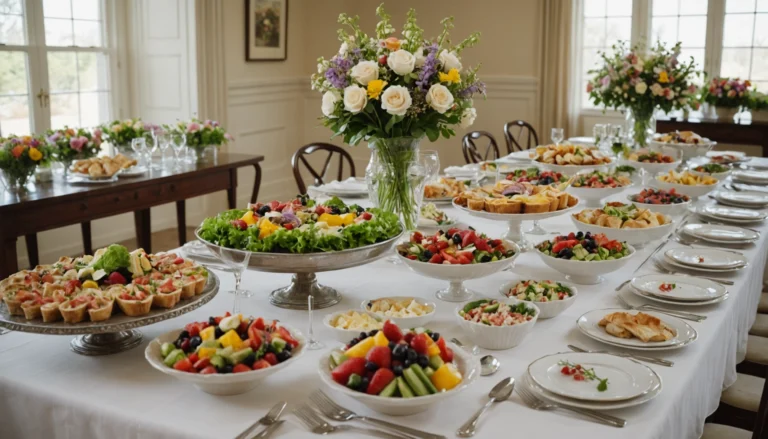 buffet pot de départ