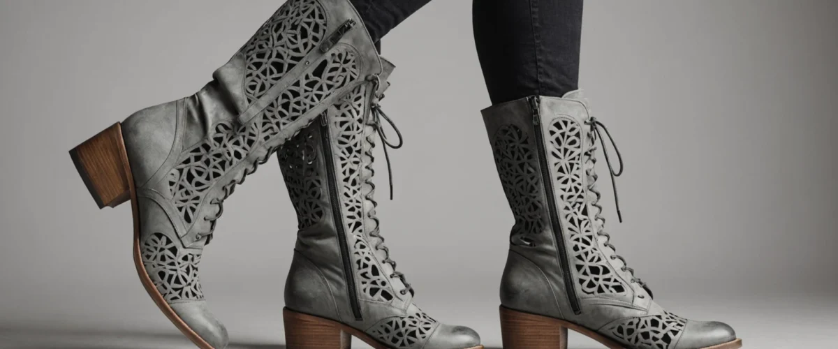 bottes ajourées