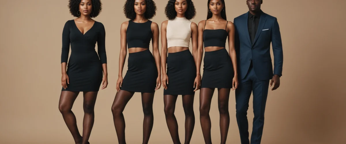 collant peau noire