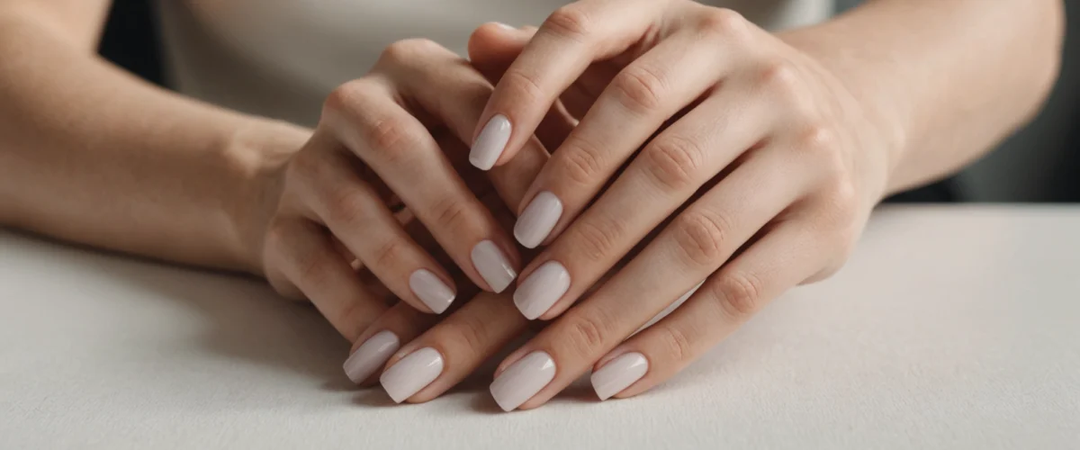 blanc laiteux ongles