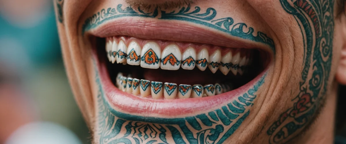 tatouage sur les dents